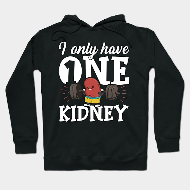 Organ Donation Design for a  Kidney Donor Hoodie by ErdnussbutterToast
